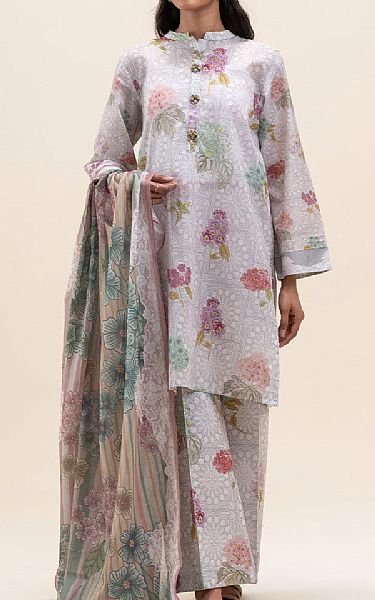 Beechtree Grey Lawn Suit | Pakistani Lawn Dress in USA- Image 1