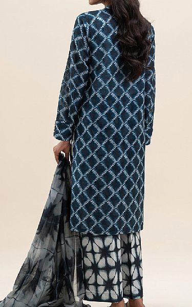 Beechtree Navy/Off White Lawn Suit | Pakistani Lawn Dress in USA- Image 2