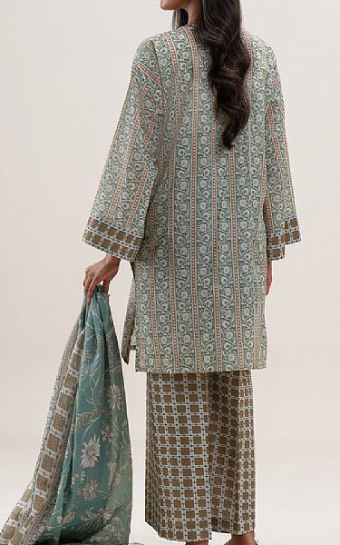 Beechtree Green/Off White Lawn Suit | Pakistani Lawn Dress in USA- Image 2
