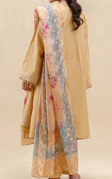 Beechtree Sand Gold Lawn Suit | Pakistani Lawn Dress in USA- Image 2