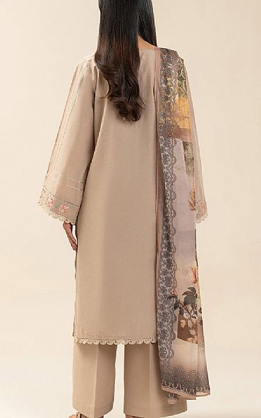 Beechtree Beige Lawn Suit ( 2 pcs) | Pakistani Lawn Dress in USA- Image 2