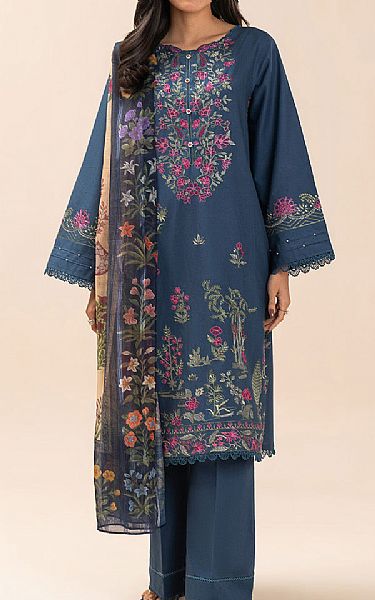 Beechtree Pickled Bluewood Lawn Suit | Pakistani Lawn Dress in USA- Image 1