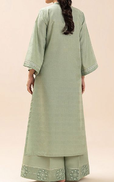 Beechtree Sage Green Jacquard Suit (2 pcs) | Pakistani Lawn Dress in USA- Image 2