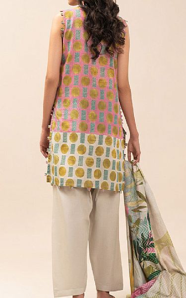 Beechtree Pink/Beige Lawn Suit | Pakistani Lawn Dress in USA- Image 2