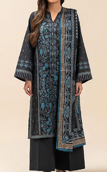 Beechtree Black Lawn Suit | Pakistani Lawn Dress in USA- Image 1