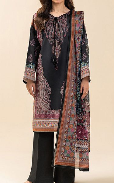 Beechtree Black Lawn Suit | Pakistani Lawn Dress in USA- Image 1