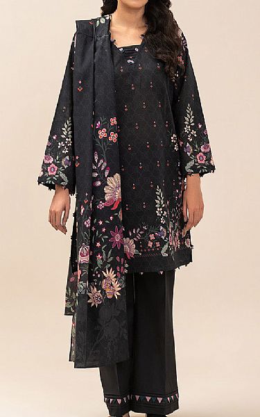 Beechtree Black Lawn Suit | Pakistani Lawn Dress in USA- Image 1