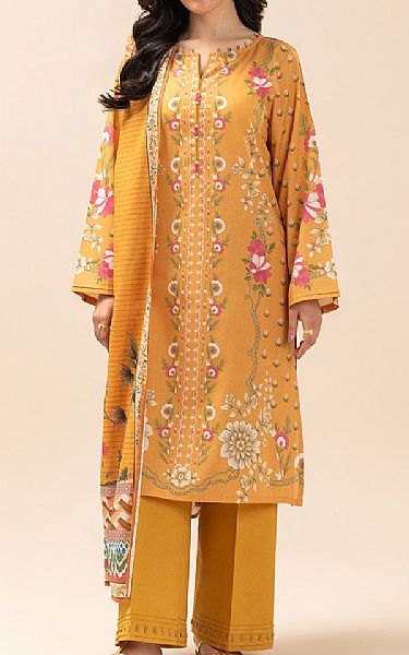 Beechtree Orange Lawn Suit | Pakistani Lawn Dress in USA- Image 1