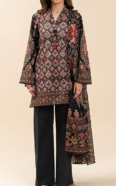 Beechtree Black Lawn Suit | Pakistani Lawn Dress in USA- Image 1