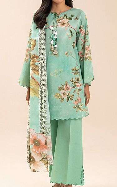 Beechtree Mint Green Lawn Suit | Pakistani Lawn Dress in USA- Image 1