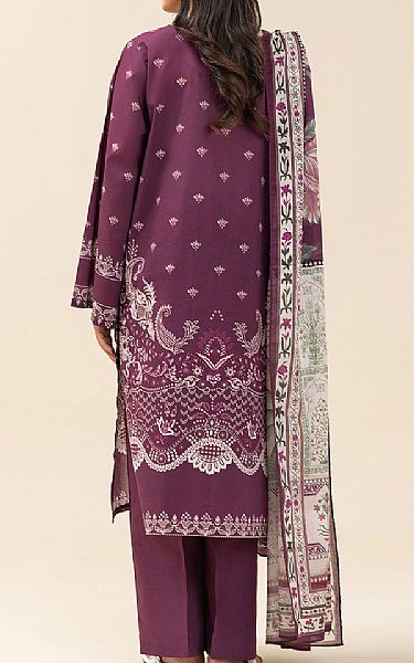 Beechtree Plum Lawn Suit | Pakistani Lawn Dress in USA- Image 2