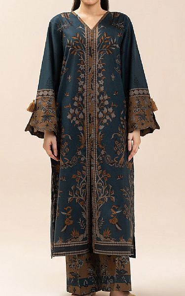 Beechtree Teal Lawn Suit (2 pcs) | Pakistani Lawn Dress in USA- Image 1