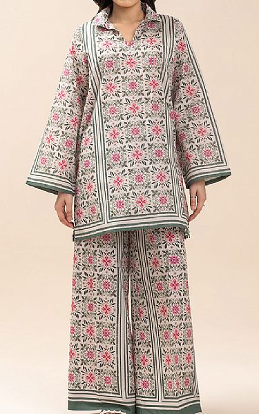 Beechtree Off White Lawn Suit (2 pcs) | Pakistani Lawn Dress in USA- Image 1