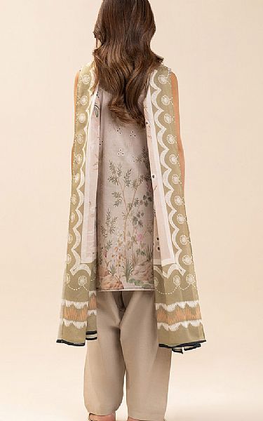 Beechtree Beige Lawn Suit | Pakistani Lawn Dress in USA- Image 2