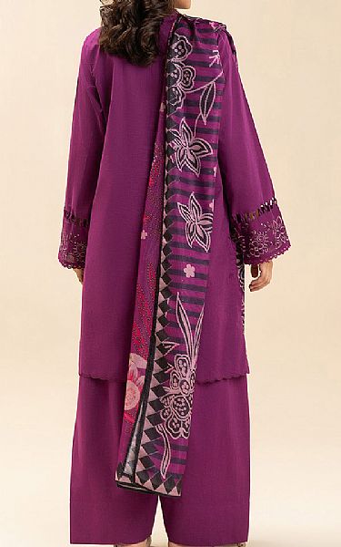 Beechtree Dark Raspberry Lawn Suit | Pakistani Lawn Dress in USA- Image 2