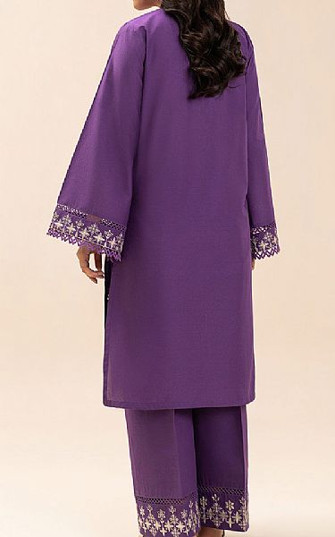 Beechtree Purple Lawn Suit (2 pcs) | Pakistani Lawn Dress in USA- Image 2