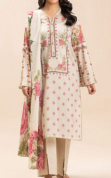 Beechtree Ivory Lawn Suit | Pakistani Lawn Dress in USA- Image 1
