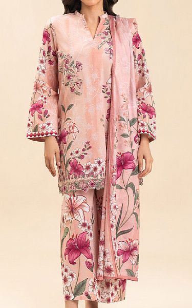 Beechtree Pale Pink Lawn Suit | Pakistani Lawn Dress in USA- Image 1