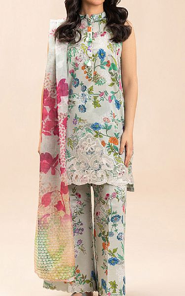 Beechtree Pale Blue Lawn Suit | Pakistani Lawn Dress in USA- Image 1