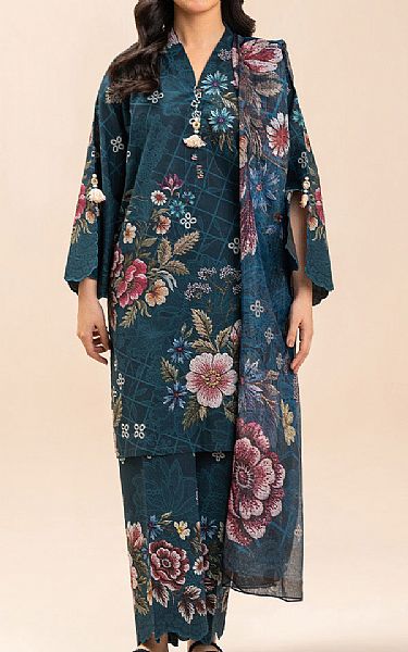 Beechtree Pickled Bluewood Lawn Suit | Pakistani Lawn Dress in USA- Image 1