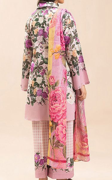 Beechtree Off White/Light Pink Lawn Suit | Pakistani Lawn Dress in USA- Image 2