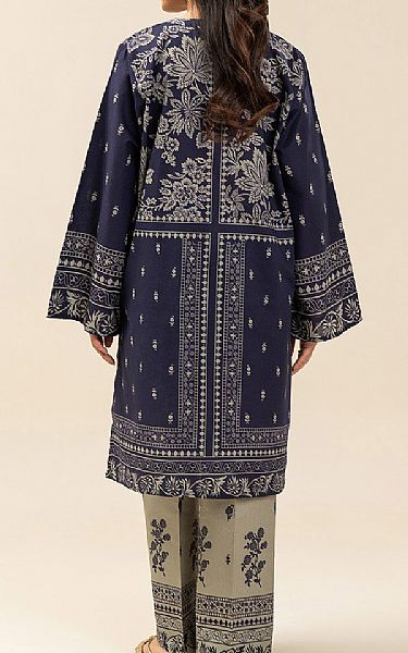 Beechtree Navy Lawn Suit (2 pcs) | Pakistani Lawn Dress in USA- Image 2