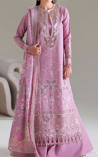 Bin Ilyas Lavender Lawn Suit | Pakistani Lawn Dress in USA- Image 1