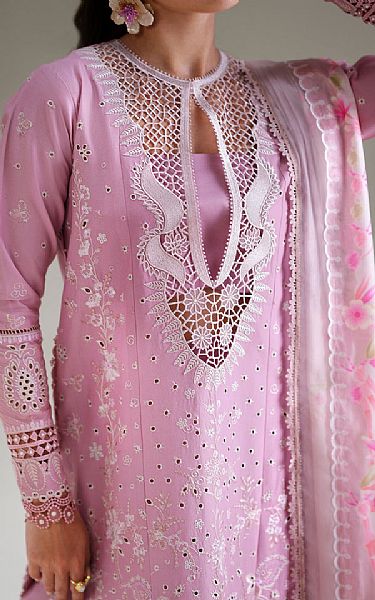 Bin Ilyas Lavender Lawn Suit | Pakistani Lawn Dress in USA- Image 2