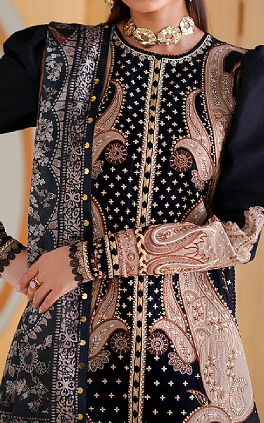 Bin Ilyas Black Lawn Suit | Pakistani Lawn Dress in USA- Image 2
