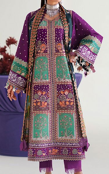 Bin Ilyas Multicolor Lawn Suit | Pakistani Lawn Dress in USA- Image 1