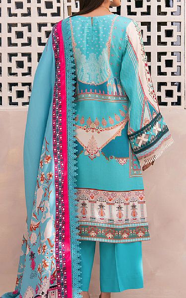 Bin Ilyas Turquoise Kotrai Suit | Pakistani Winter Dresses in USA- Image 2