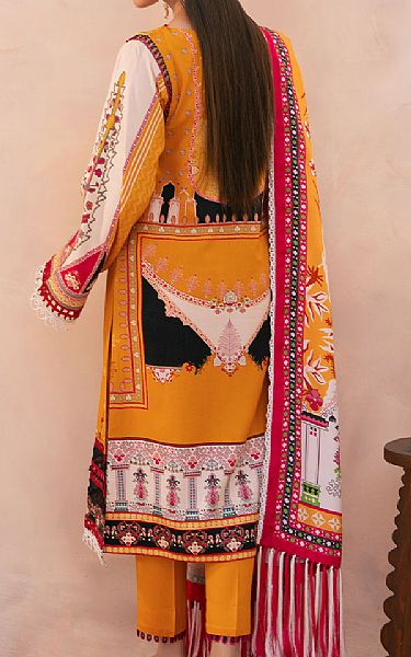 Bin Ilyas Mustard Kotrai Suit | Pakistani Winter Dresses in USA- Image 2