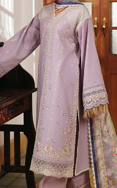 Bin Ilyas Lavender Lawn Suit | Pakistani Lawn Dress in USA- Image 2