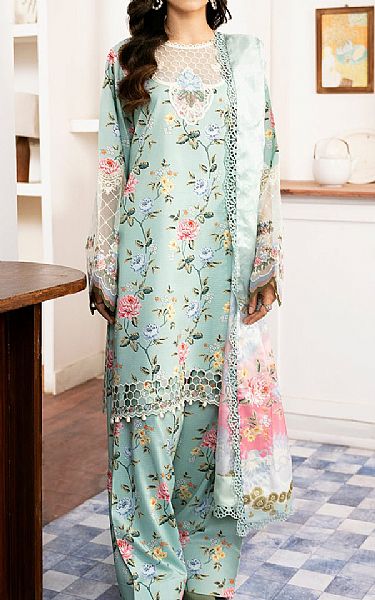 Bin Ilyas Light Blue Viscose Suit | Pakistani Winter Dresses in USA- Image 1
