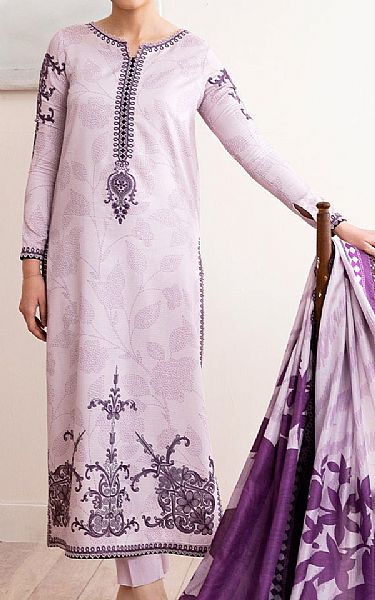 Bin Ilyas Lilac Viscose Suit | Pakistani Winter Dresses in USA- Image 1