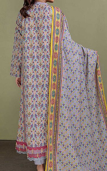 Bonanza Light Grey Khaddar Suit | Pakistani Dresses in USA- Image 2