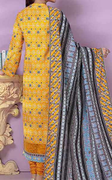 Bonanza Mustard Khaddar Suit | Pakistani Winter Dresses- Image 2