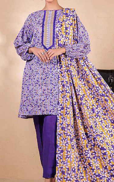 Bonanza Purple Khaddar Suit | Pakistani Dresses in USA- Image 1