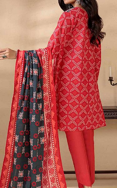 Bonanza Red Khaddar Suit | Pakistani Winter Dresses- Image 2