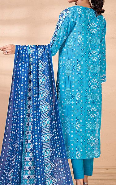 Turquoise Khaddar Suit | Pakistani Dresses in USA-Image 2