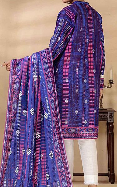 Bonanza Iris Purple Khaddar Suit | Pakistani Winter Dresses- Image 2