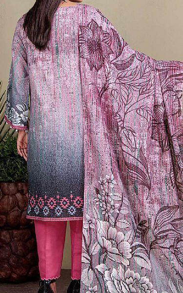 Bonanza Light Pink/Grey Khaddar Suit | Pakistani Dresses in USA- Image 2