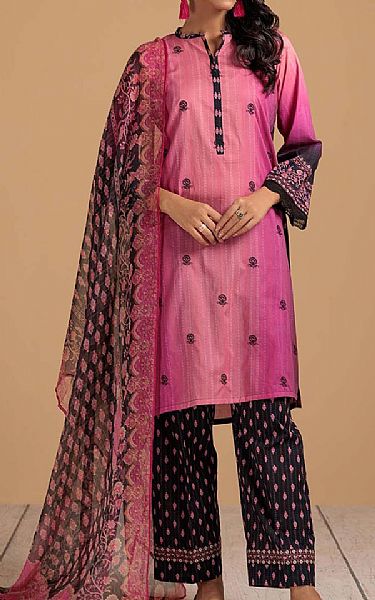 Bonanza Pink Lawn Suit | Pakistani Lawn Suits- Image 1