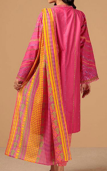 Bonanza Pink Lawn Suit | Pakistani Lawn Suits- Image 2