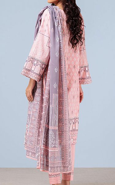 Bonanza Oyster Pink Cambric Suit | Pakistani Lawn Suits- Image 2
