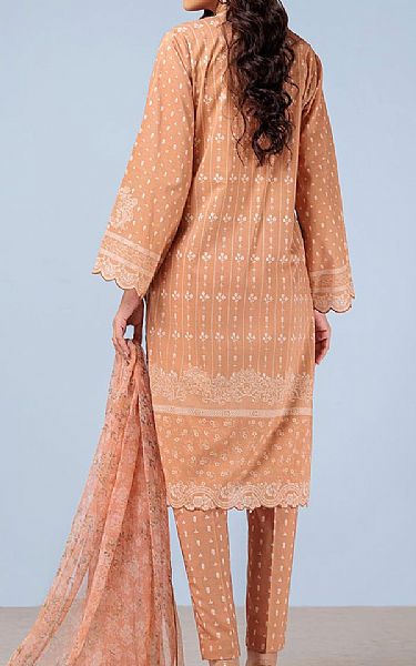 Bonanza Pinkish Tan Lawn Suit | Pakistani Lawn Suits- Image 2
