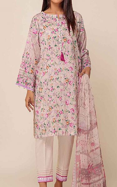 Bonanza Light Pink Lawn Suit | Pakistani Lawn Suits- Image 1