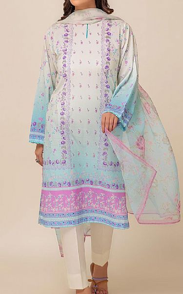 Bonanza Off White/Blue Lawn Suit | Pakistani Lawn Suits- Image 1