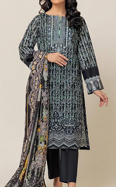 Bonanza Black Cambric Suit | Pakistani Lawn Suits- Image 1