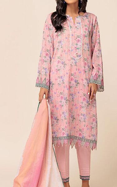 Bonanza Soft Pink Lawn Suit | Pakistani Lawn Suits- Image 1